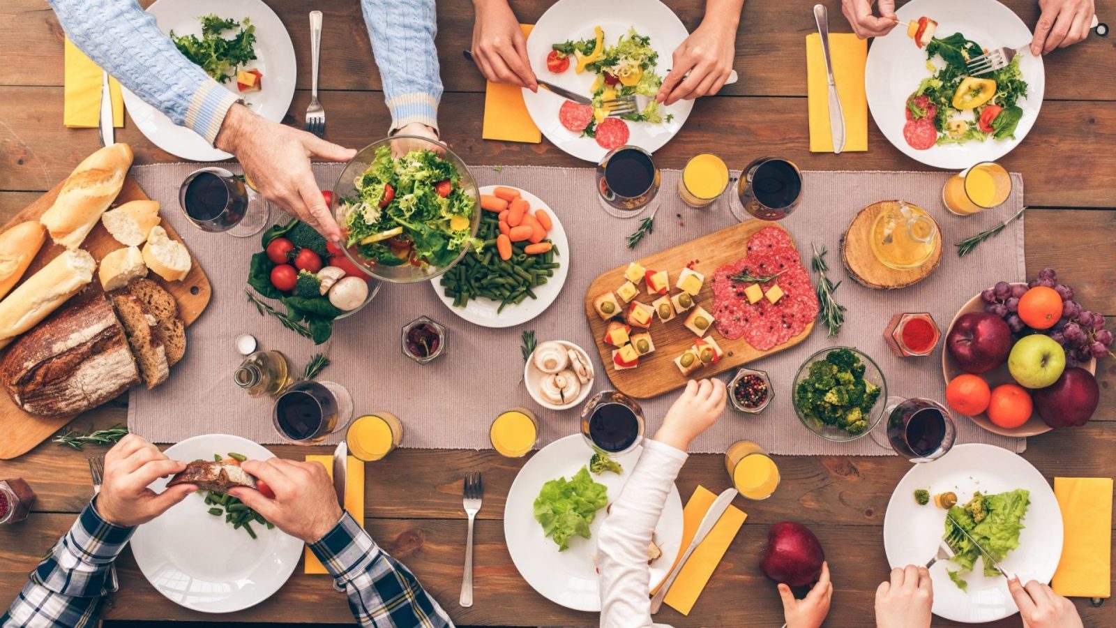 Eat food with implants