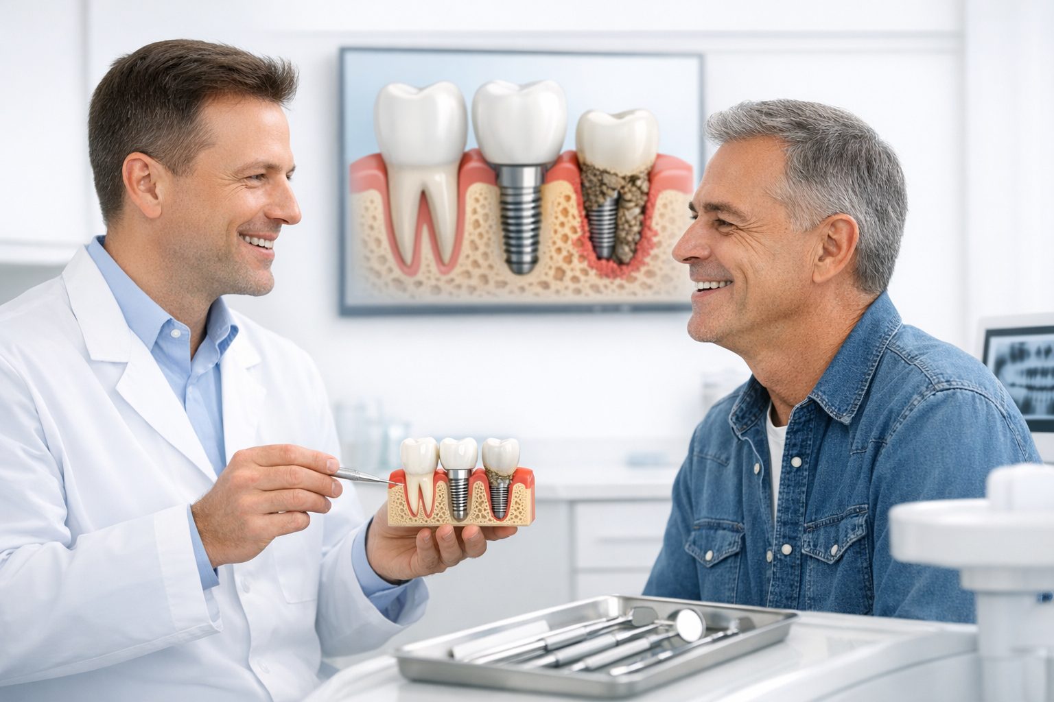 Implant failure smokers