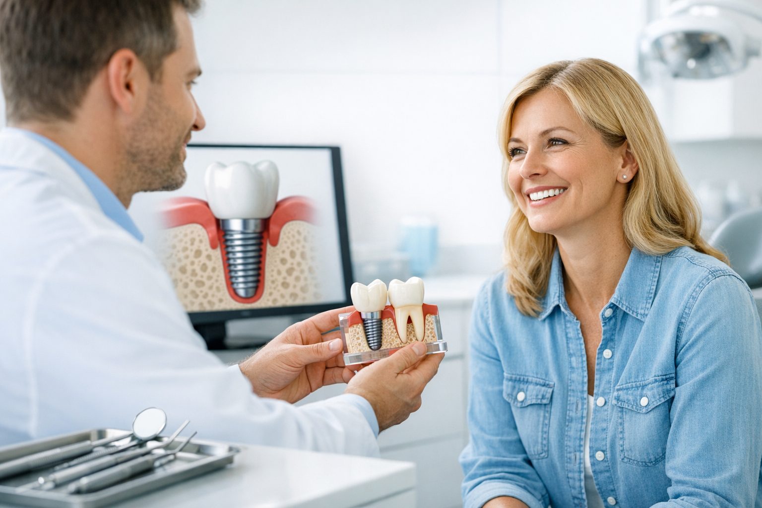 Implant infection bad taste