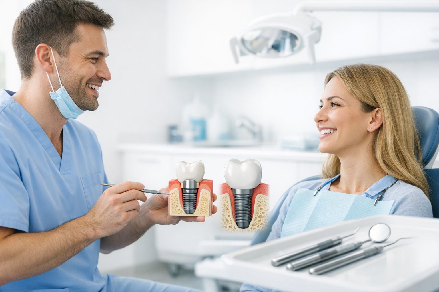 Dental check up cleaning