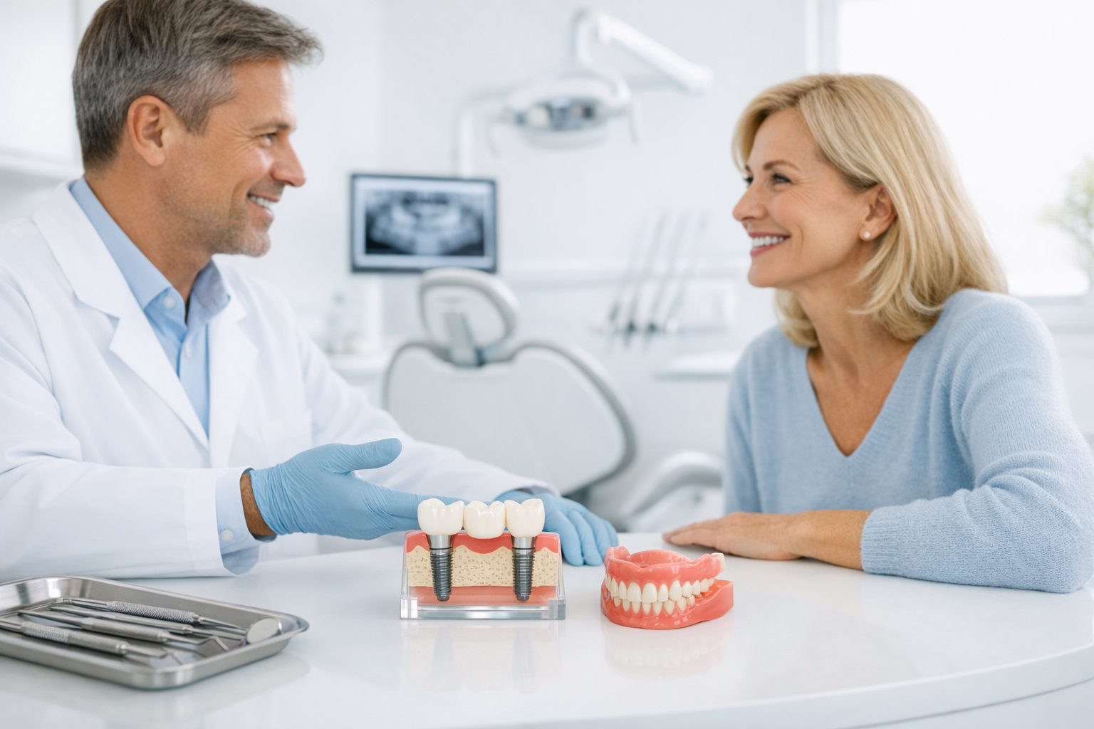 Dental implants bridges vs dentures