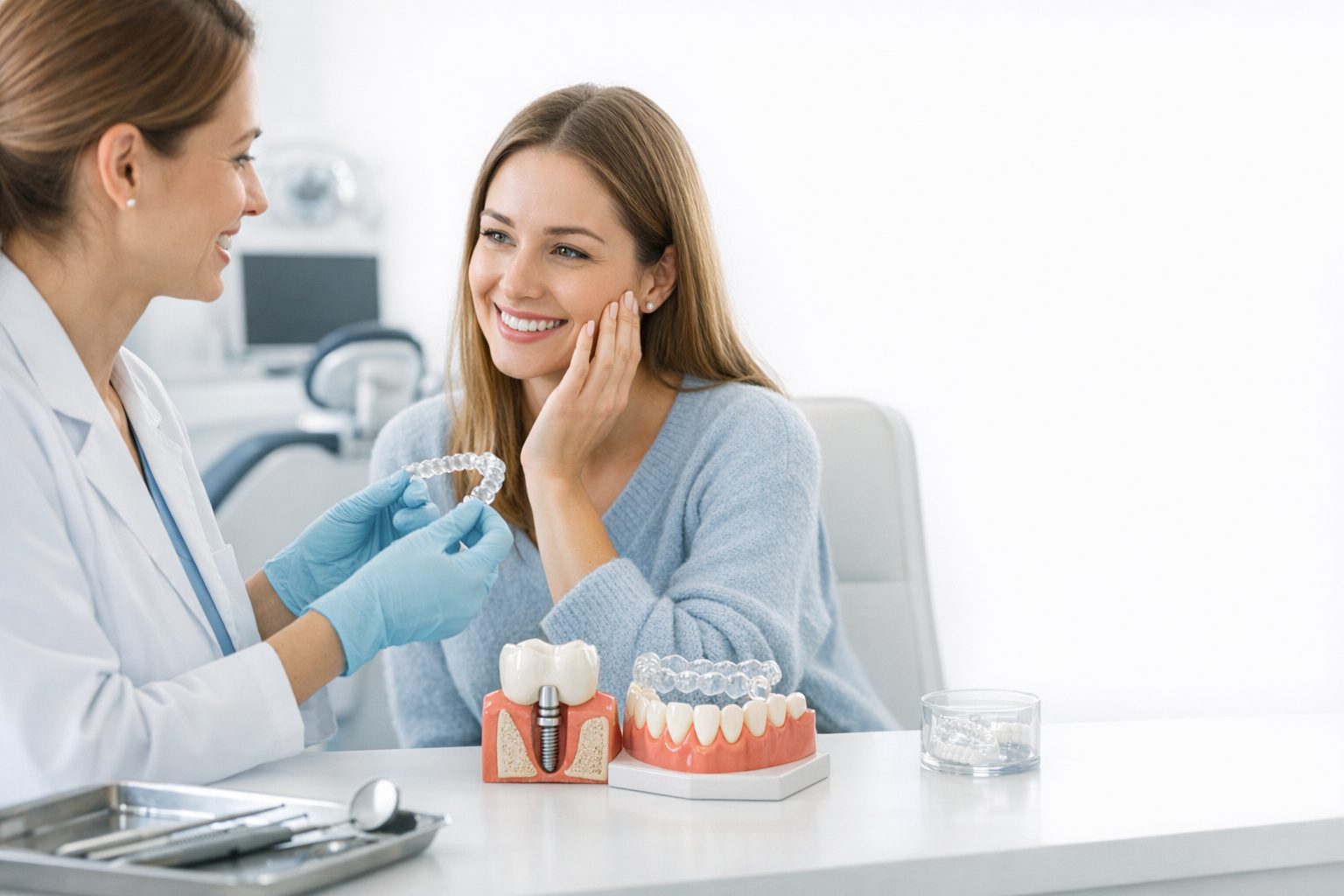 Clear aligners discomfort