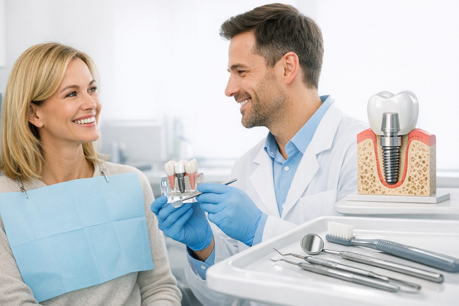 implant aftercare cleaning routine