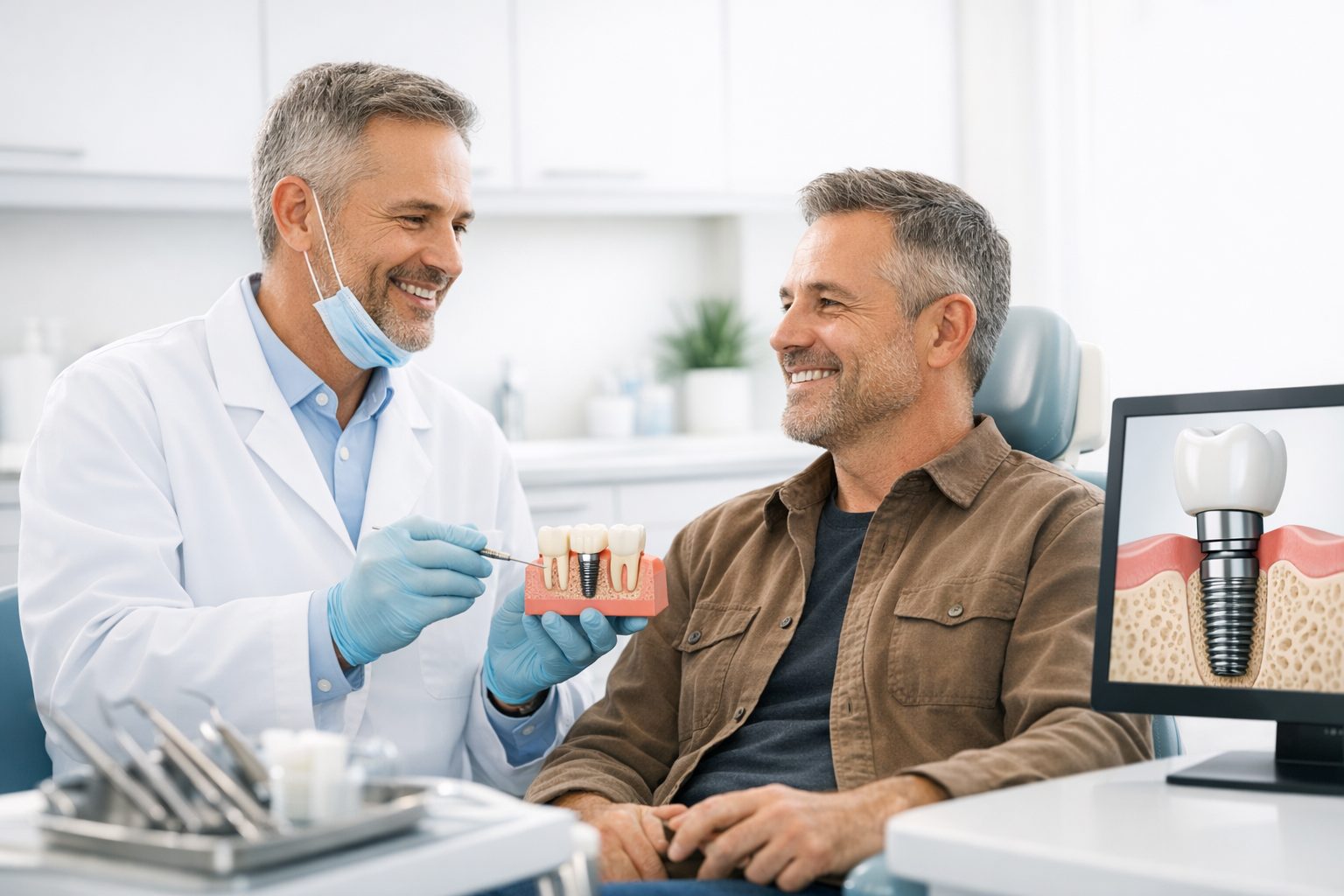 Implant aftercare smokers